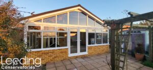 Gable ended dwarf wall conservatory